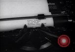Image of Albert Einstein letter to Roosevelt about atomic bomb Long Island New York USA, 1939, second 50 stock footage video 65675074404