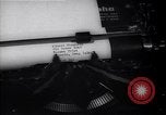 Image of Albert Einstein letter to Roosevelt about atomic bomb Long Island New York USA, 1939, second 51 stock footage video 65675074404