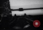 Image of Albert Einstein letter to Roosevelt about atomic bomb Long Island New York USA, 1939, second 60 stock footage video 65675074404