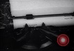 Image of Albert Einstein letter to Roosevelt about atomic bomb Long Island New York USA, 1939, second 61 stock footage video 65675074404