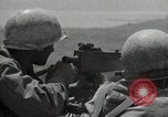 Image of US Marines firning Browning M1919 machine gun Okinawa Ryukyu Islands, 1945, second 5 stock footage video 65675074419