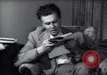 Image of Philosopher and author Aldous Huxley Los Angeles California USA, 1944, second 41 stock footage video 65675074448