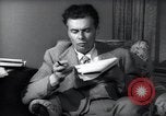 Image of Philosopher and author Aldous Huxley Los Angeles California USA, 1944, second 45 stock footage video 65675074448