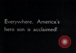 Image of Charles Lindbergh Brussels Belgium, 1927, second 1 stock footage video 65675074469