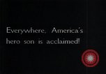 Image of Charles Lindbergh Brussels Belgium, 1927, second 3 stock footage video 65675074469