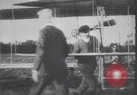 Image of Theodore Roosevelt flying with Wright pilot Archibald Hoxsey United States USA, 1910, second 5 stock footage video 65675074471