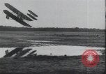 Image of Theodore Roosevelt flying with Wright pilot Archibald Hoxsey United States USA, 1910, second 16 stock footage video 65675074471