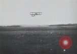 Image of Theodore Roosevelt flying with Wright pilot Archibald Hoxsey United States USA, 1910, second 26 stock footage video 65675074471