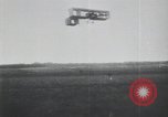 Image of Theodore Roosevelt flying with Wright pilot Archibald Hoxsey United States USA, 1910, second 30 stock footage video 65675074471