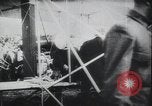 Image of Theodore Roosevelt flying with Wright pilot Archibald Hoxsey United States USA, 1910, second 36 stock footage video 65675074471