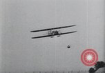 Image of Theodore Roosevelt flying with Wright pilot Archibald Hoxsey United States USA, 1910, second 42 stock footage video 65675074471