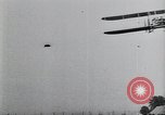 Image of Theodore Roosevelt flying with Wright pilot Archibald Hoxsey United States USA, 1910, second 43 stock footage video 65675074471