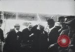 Image of Theodore Roosevelt flying with Wright pilot Archibald Hoxsey United States USA, 1910, second 44 stock footage video 65675074471