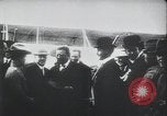 Image of Theodore Roosevelt flying with Wright pilot Archibald Hoxsey United States USA, 1910, second 45 stock footage video 65675074471