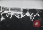 Image of Theodore Roosevelt flying with Wright pilot Archibald Hoxsey United States USA, 1910, second 46 stock footage video 65675074471