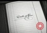 Image of wine menu New York United States USA, 1946, second 60 stock footage video 65675074487
