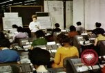 Image of User of early computers by American government workers United States USA, 1968, second 15 stock footage video 65675074553