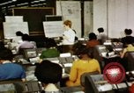Image of User of early computers by American government workers United States USA, 1968, second 22 stock footage video 65675074553