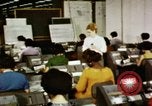 Image of User of early computers by American government workers United States USA, 1968, second 25 stock footage video 65675074553