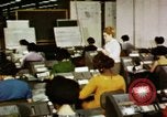 Image of User of early computers by American government workers United States USA, 1968, second 30 stock footage video 65675074553