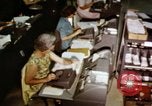 Image of User of early computers by American government workers United States USA, 1968, second 32 stock footage video 65675074553