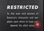 Image of Building and launching USS Hornet CV-8 Washington DC USA, 1942, second 1 stock footage video 65675074562