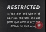 Image of Building and launching USS Hornet CV-8 Washington DC USA, 1942, second 5 stock footage video 65675074562