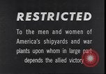 Image of Building and launching USS Hornet CV-8 Washington DC USA, 1942, second 8 stock footage video 65675074562