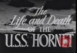 Image of Building and launching USS Hornet CV-8 Washington DC USA, 1942, second 18 stock footage video 65675074562