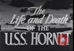 Image of Building and launching USS Hornet CV-8 Washington DC USA, 1942, second 19 stock footage video 65675074562