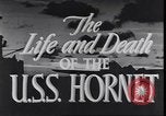 Image of Building and launching USS Hornet CV-8 Washington DC USA, 1942, second 21 stock footage video 65675074562