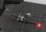 Standbild F6F Hellcat Fighter Leyte Gulf Philippinen, 1944, aus Sekunde 37 historischem Filmmaterial Videoclip 65675074597