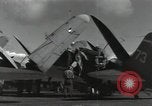 Image of F6F Hellcat fighters Leyte Gulf Philippines, 1944, second 1 stock footage video 65675074598
