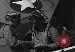 Image of F6F Hellcat fighters Leyte Gulf Philippines, 1944, second 16 stock footage video 65675074598