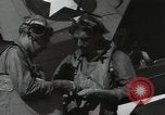 Image of F6F Hellcat fighters Leyte Gulf Philippines, 1944, second 17 stock footage video 65675074598