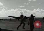 Image of F6F Hellcat fighters Leyte Gulf Philippines, 1944, second 52 stock footage video 65675074598