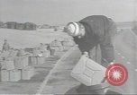 Image of U.S. sailor filling fuel tank prior to D-Day in World War II Portland England United Kingdom, 1944, second 1 stock footage video 65675074622