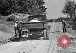 Image of Civilian Conservation Corps constructing roads and bridges United States USA, 1936, second 60 stock footage video 65675074627