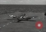 Image of Marine F4U Corsairs of VMF-112 Pacific Theater, 1945, second 3 stock footage video 65675074656