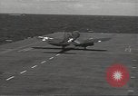 Image of Marine F4U Corsairs of VMF-112 Pacific Theater, 1945, second 12 stock footage video 65675074656