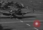 Image of Marine F4U Corsairs of VMF-112 Pacific Theater, 1945, second 18 stock footage video 65675074656