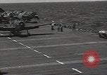 Image of Marine F4U Corsairs of VMF-112 Pacific Theater, 1945, second 30 stock footage video 65675074656