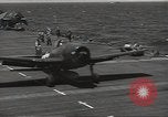 Image of Marine F4U Corsairs of VMF-112 Pacific Theater, 1945, second 34 stock footage video 65675074656
