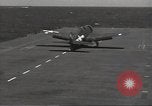 Image of Marine F4U Corsairs of VMF-112 Pacific Theater, 1945, second 36 stock footage video 65675074656