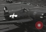 Image of Marine F4U Corsairs of VMF-112 Pacific Theater, 1945, second 46 stock footage video 65675074656