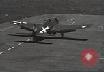 Image of Marine F4U Corsairs of VMF-112 Pacific Theater, 1945, second 47 stock footage video 65675074656