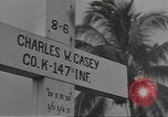Immagine di Stati Uniti cimitero Guadalcanal nelle Isole Salomone, 1944, secondo 21 filmato di repertorio 65675074668