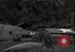 Image of P-40 Warhawk fighter Guadalcanal Solomon Islands, 1943, second 29 stock footage video 65675074691