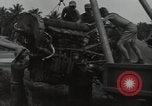 Image of P-40 Warhawk fighter Guadalcanal Solomon Islands, 1943, second 49 stock footage video 65675074691