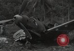 Image of P-40 Warhawk fighter Guadalcanal Solomon Islands, 1943, second 62 stock footage video 65675074691